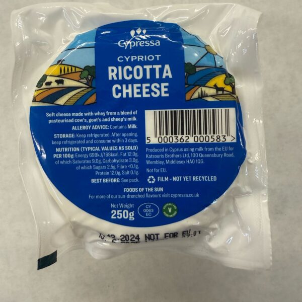 CP Ricotta Cheese (250gr)