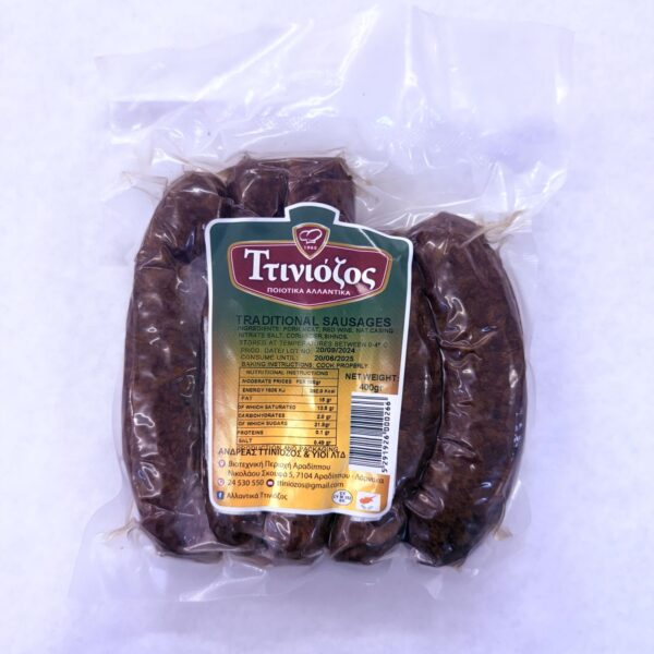 Ttiniozos Thick Sausages (400gr)