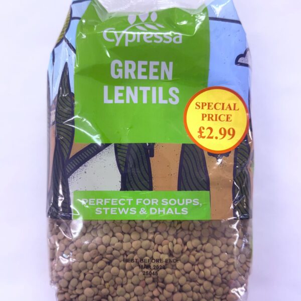 Cyprus Green Lentils  1kg