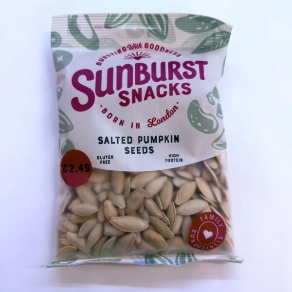 SUNBURST SNACKS-SALTED PUMPKIN SEEDS
