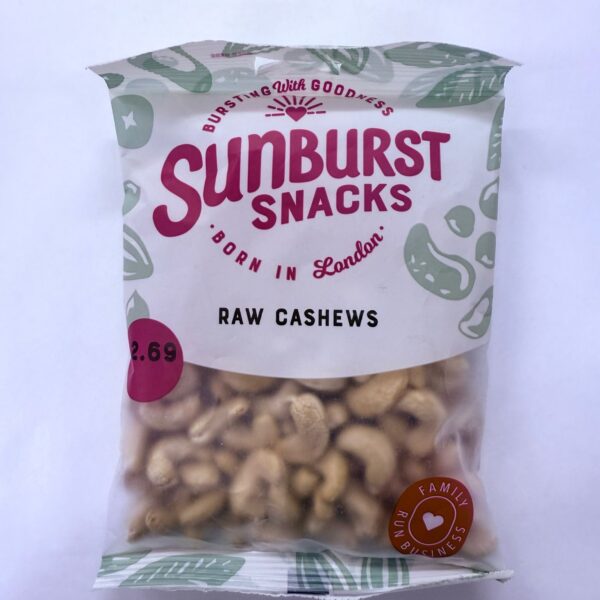 SUNBURST SNACKS-RAW CASHEWS
