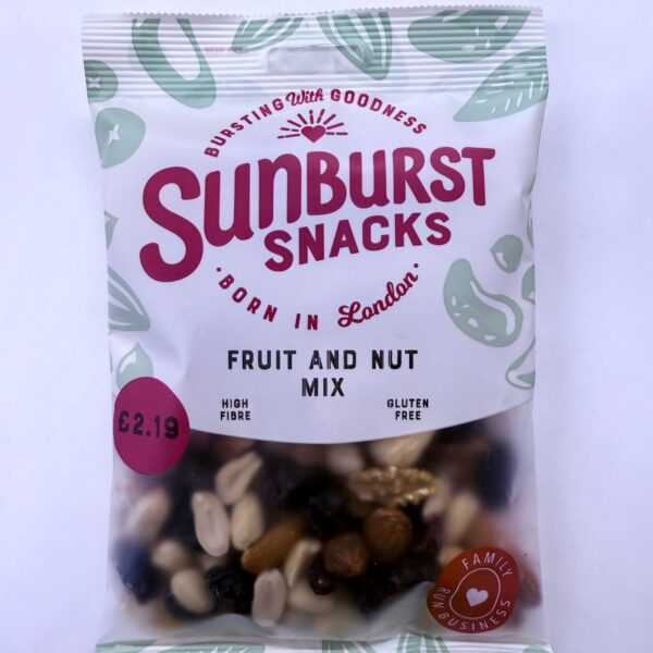 SUNBURST SNACKS-FRUIT AND NUT MIX