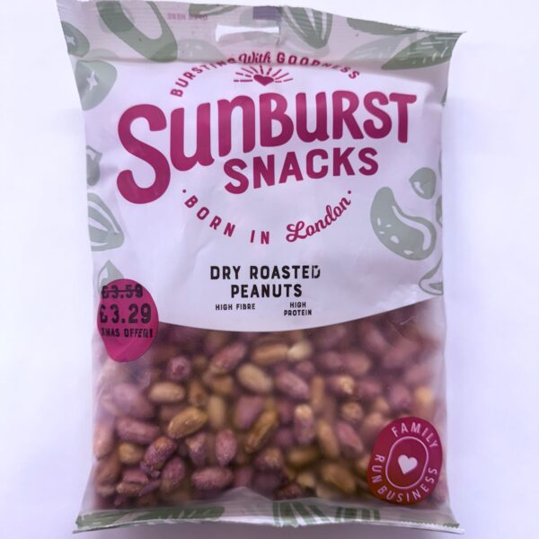 SUNBURST SNACKS-DRY ROASTED PEANUTS