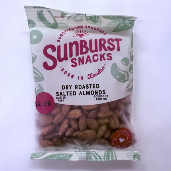 SUNBURST SNACKS-DRY ROASTED SALTED ALMONDS
