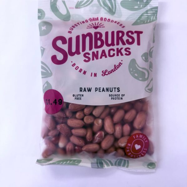 SUNBURST SNACKS-RAW PEANUTS