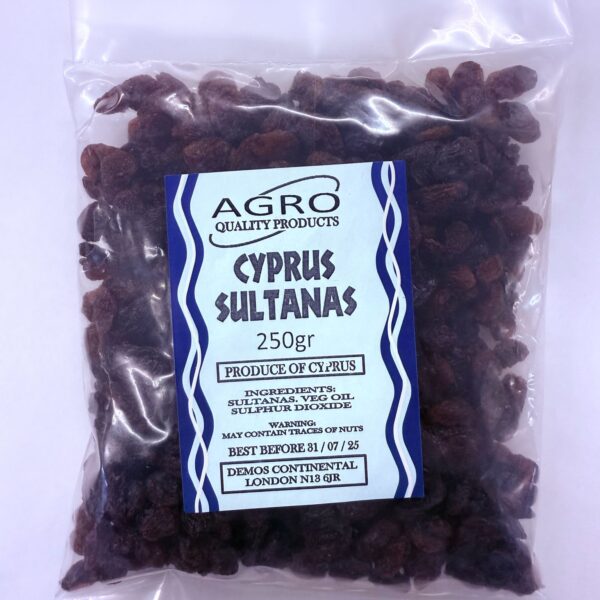 CY Sultanas / Raisins (250gr)