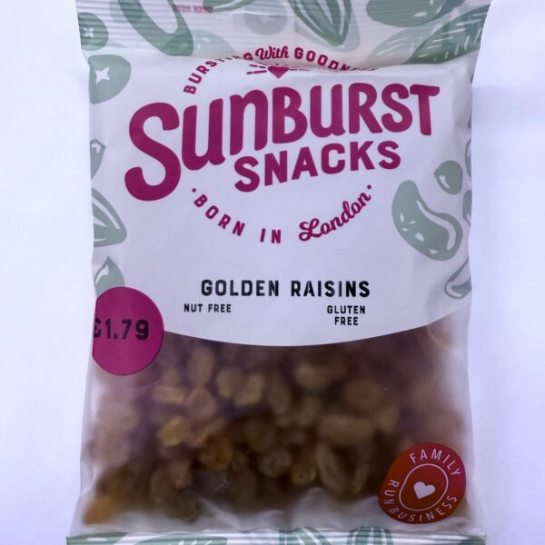 SUNBURST SNACKS-GOLDEN RAISINS