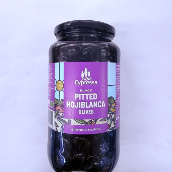 CP Pitted Black olives in brine (860gr)