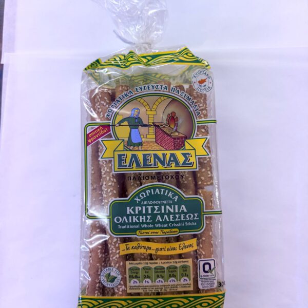 Elenas Wh/wheat Grissini sticks (300gr)