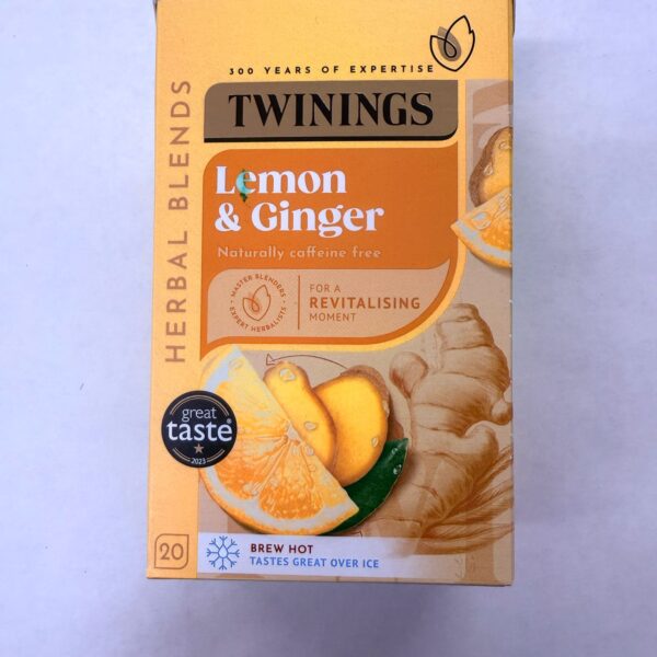Twinings Lemon&Ginger Tea 20s (Pack-20)