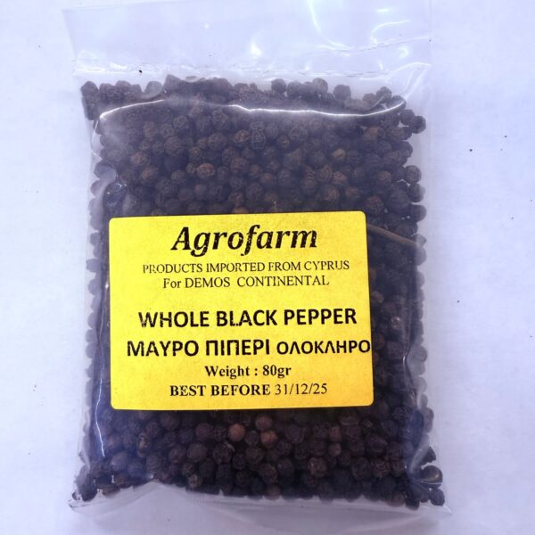 Agro Black Pepper Whole (80gr)