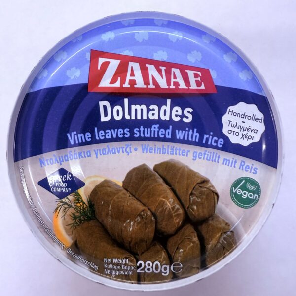 Zanae Vine Leaves stuffed w/rice (280gr)