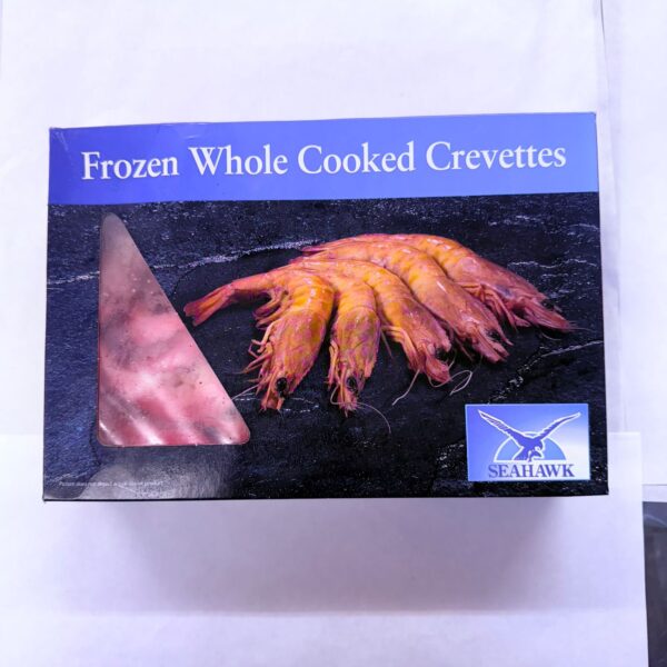 Frozen Whole Cooked Crevettes (1.00kg)