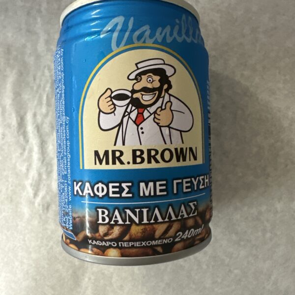 Mr Brown vanilla coffee